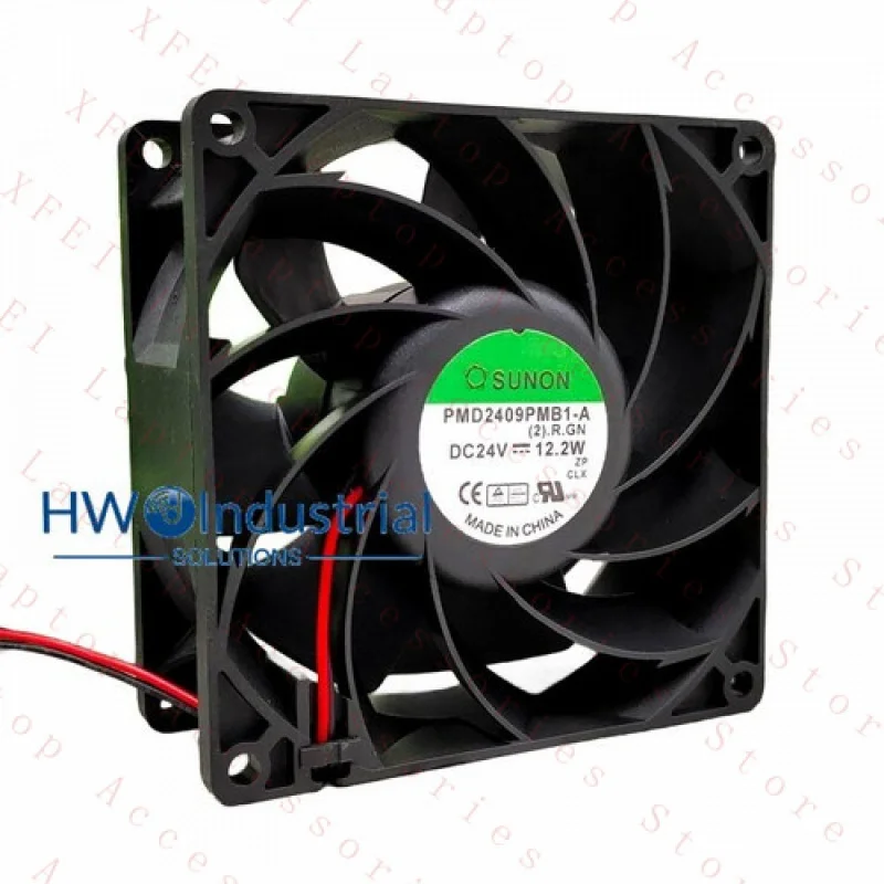 

F 1PC PMD2409PMB1-A 24V 12.2W 9038 9CM for SUNON Inverter Cooling Fan