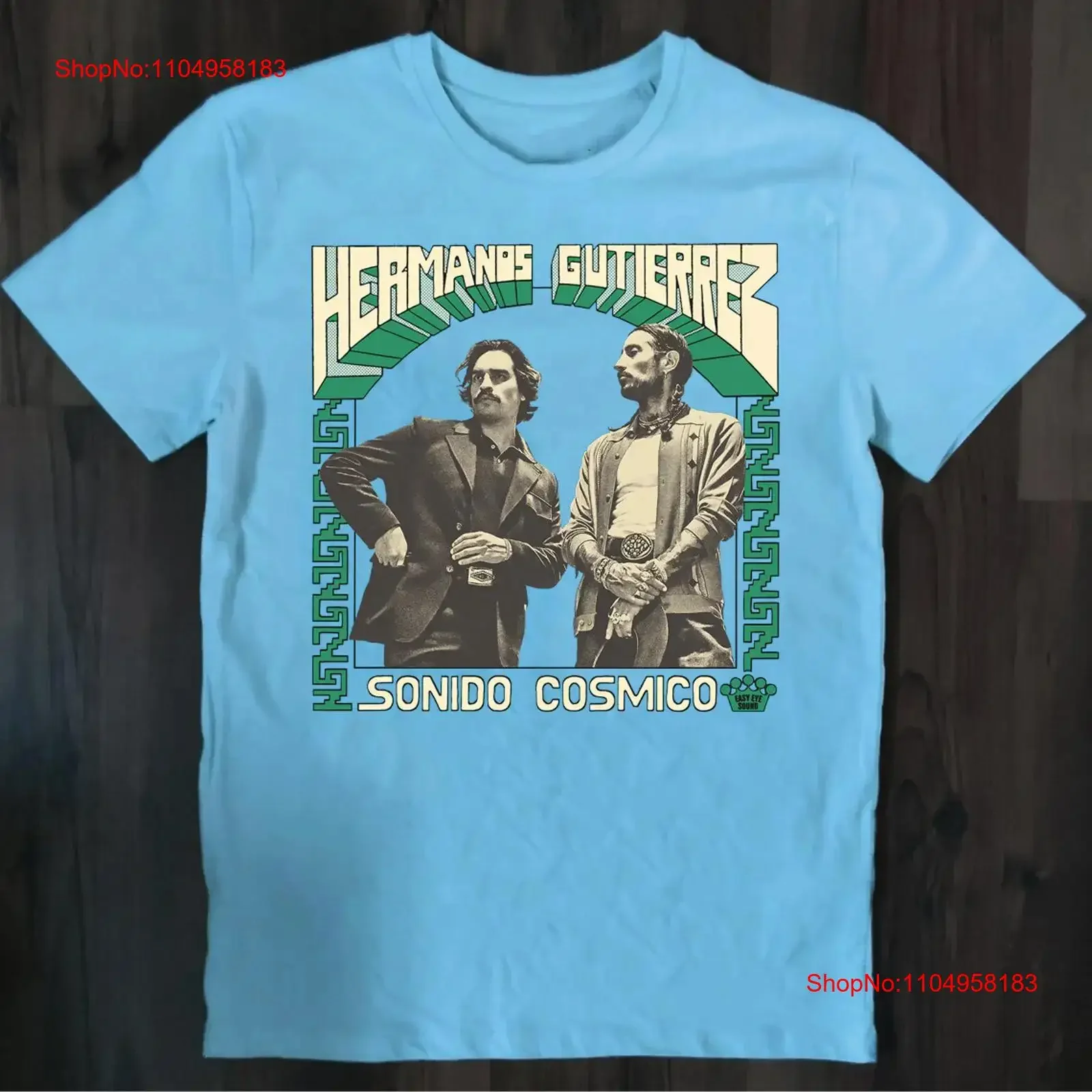 جديد Hermanos Gutiérrez ألبوم جولة الفرقة لمحبي S إلى 5XL تي شيرت خمر غسلها مريحة لينة للارتداء اليومي