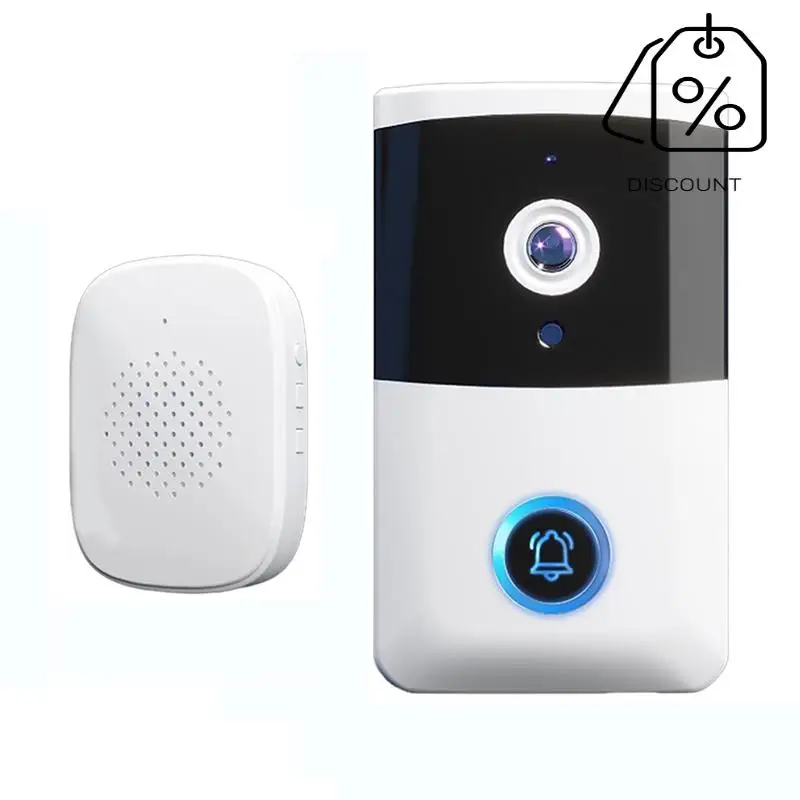 ABMF-インターホン機能付きワイヤレスドアベルナイトビジョン付きワイヤレススマートドアベル