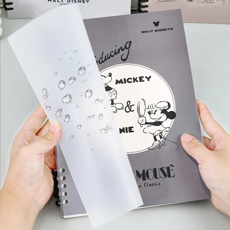 4pcs Disney Paper Detachable Notebook Mickey A5/b5 Loose Leaf Coil Book Student Notepad Diary Planner School Supplies Stationery