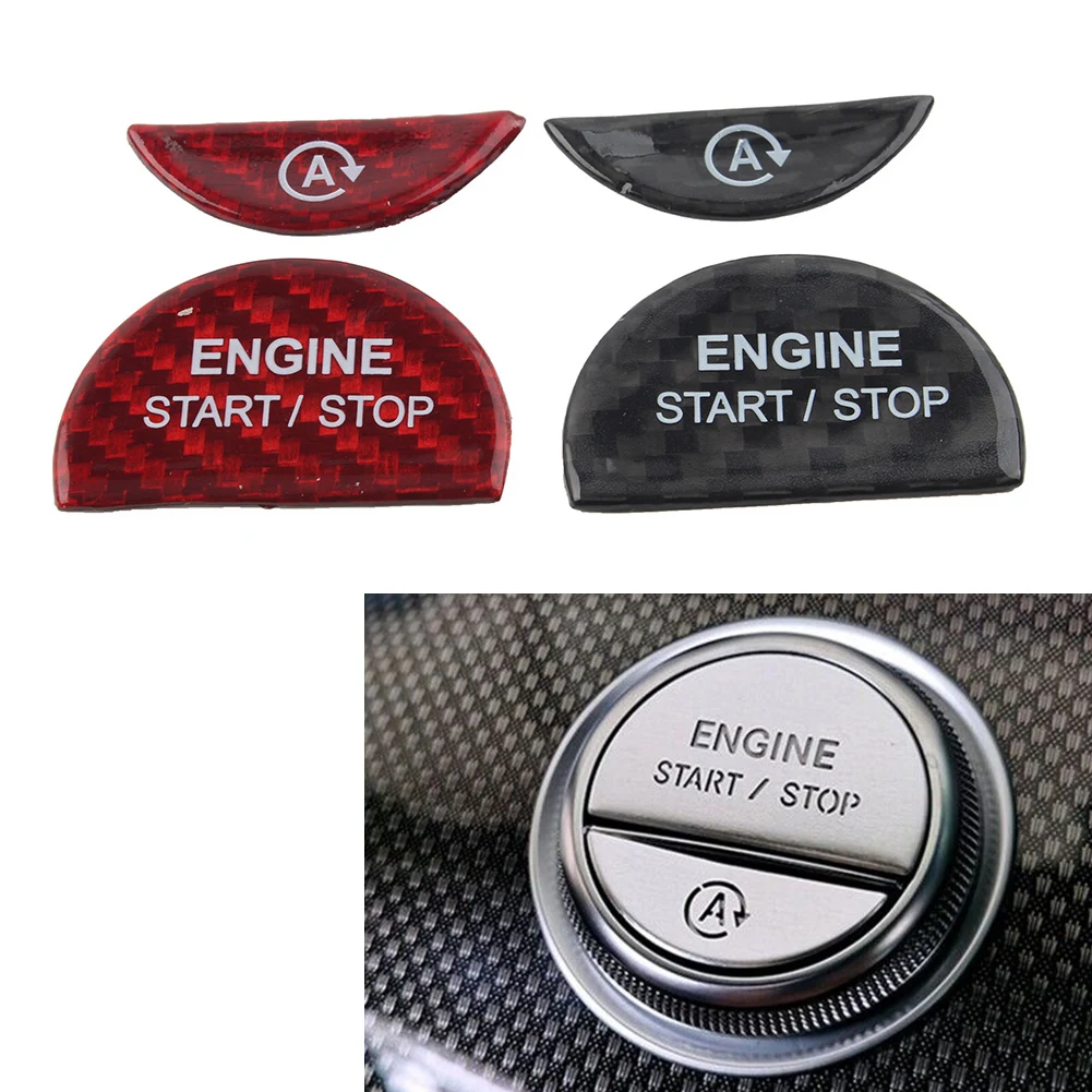 Car Engine Start Stop Button Cover Trim For Mercedes-Benz C-Class W206 2022+ For S-Class W223 2021+