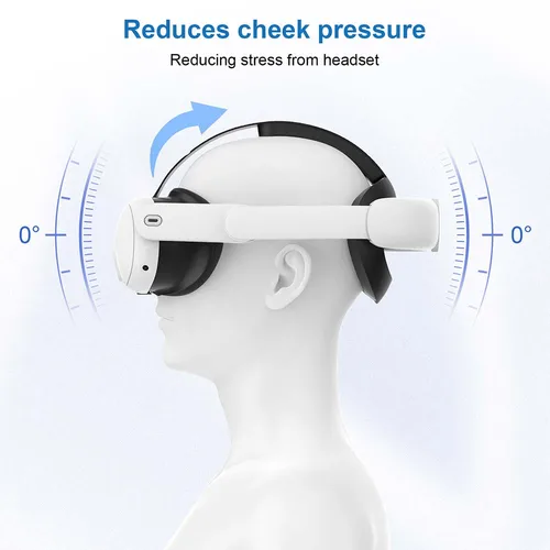 Imagen 2 del producto AMVR Correa para la cabeza cómoda para auriculares Quest 3S/3 VR, diadema, correa ligera Elite