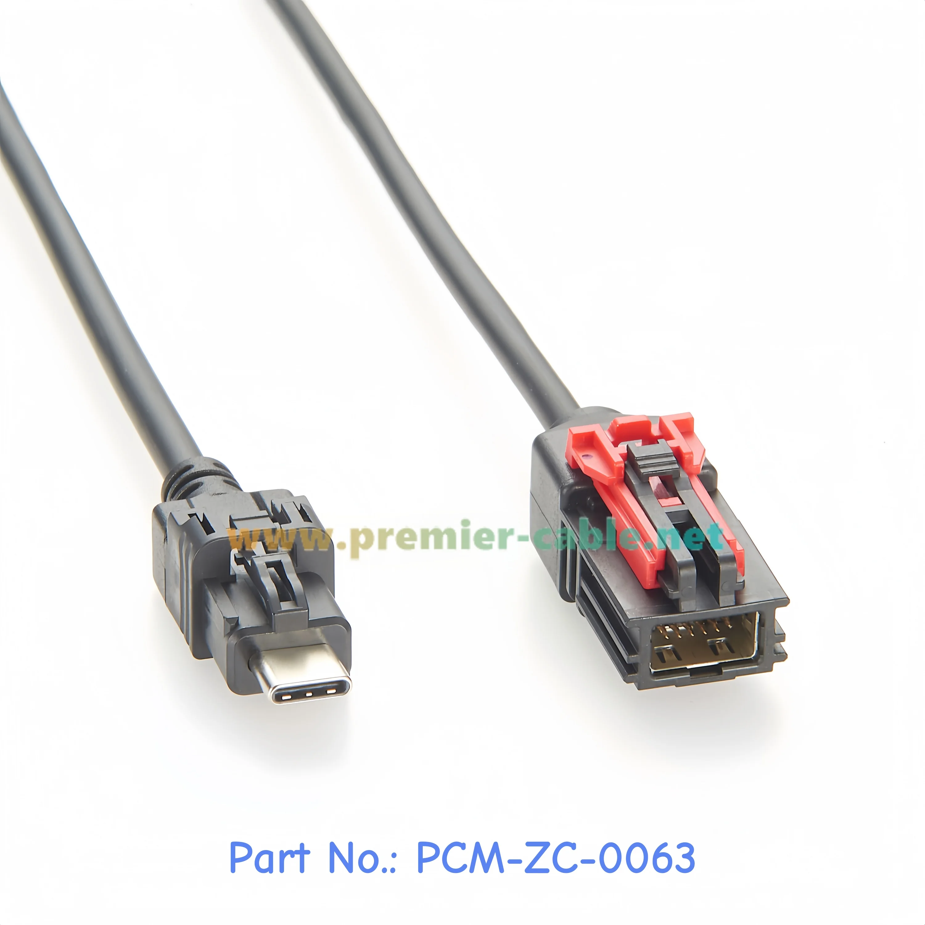 HSAutoLink 12 Pin to USB 3.1 Type-C Automotive High-Speed Data Cable for ADAS Cameras Compatible Molex 111146-3080, TE 2398010-1 - Image 2