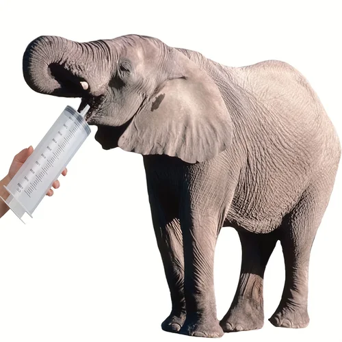 Imagen 2 del producto Jeringa grande de 1000 ml con tubo de 27,6 pulgadas y aguja roma, sellada individual, jeringa de plástico para jardín para líquidos, pintura, resina epoxi