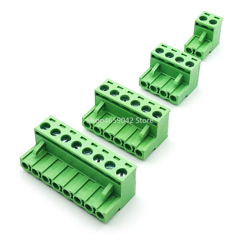 5PCS/Lot 2P 3P 4P 5P 6P 7P 8P 9P 10P 5.08mm Pitch Connector KF2EDGK Pluggable Screw Through Hole Terminal Block