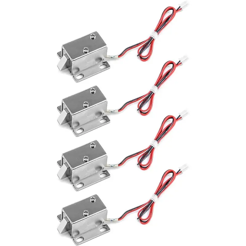 B68C Electromagnetic Solenoid Lock DC 12V Door Drawer Tongue Down Slim Design Assembly For Cabinet Door Drawer Safety Security L