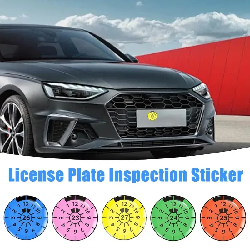 

3D Circular German Number Gel Dome Stickers Personalized Heat-resistant Waterproof Non Fading Car Stickers Car Badges Decor 2pcs