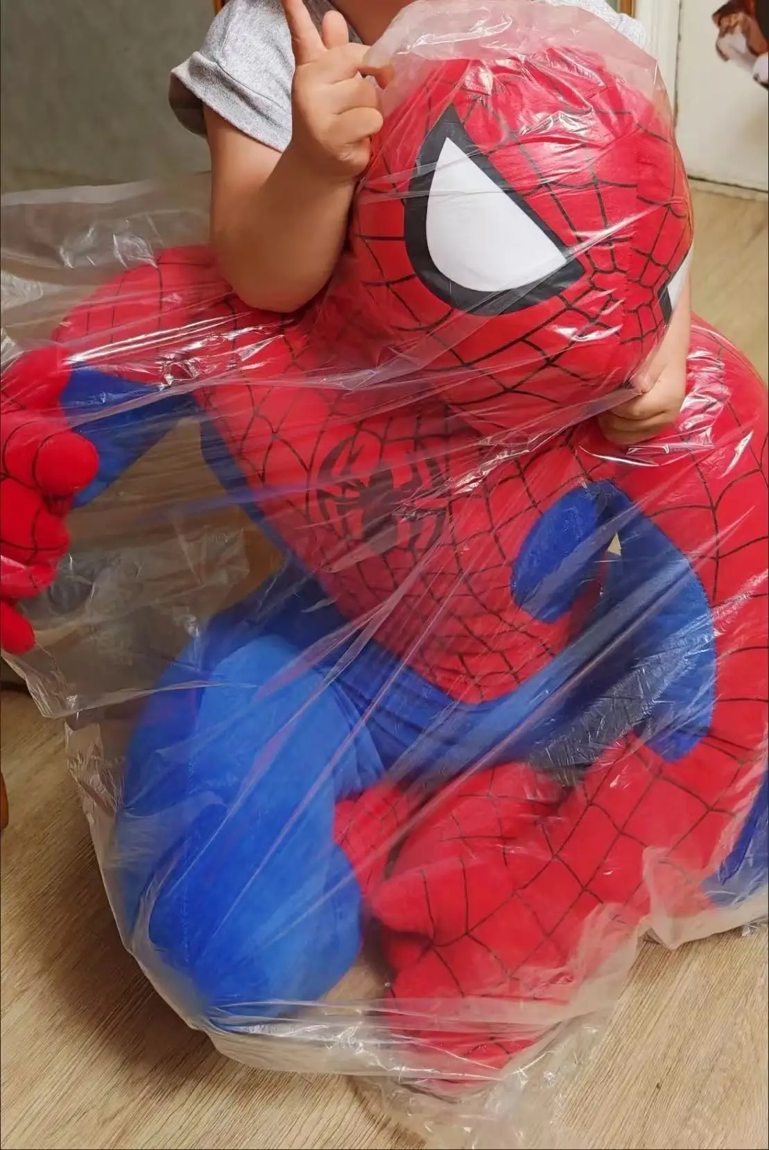 

45 см супергерой Человек-паук, мягкая плюшевая игрушка, Человек-паук, кукла, украшение для комнаты, украшение для дома, кровать, диван, подушка, детский подарок на день рождения