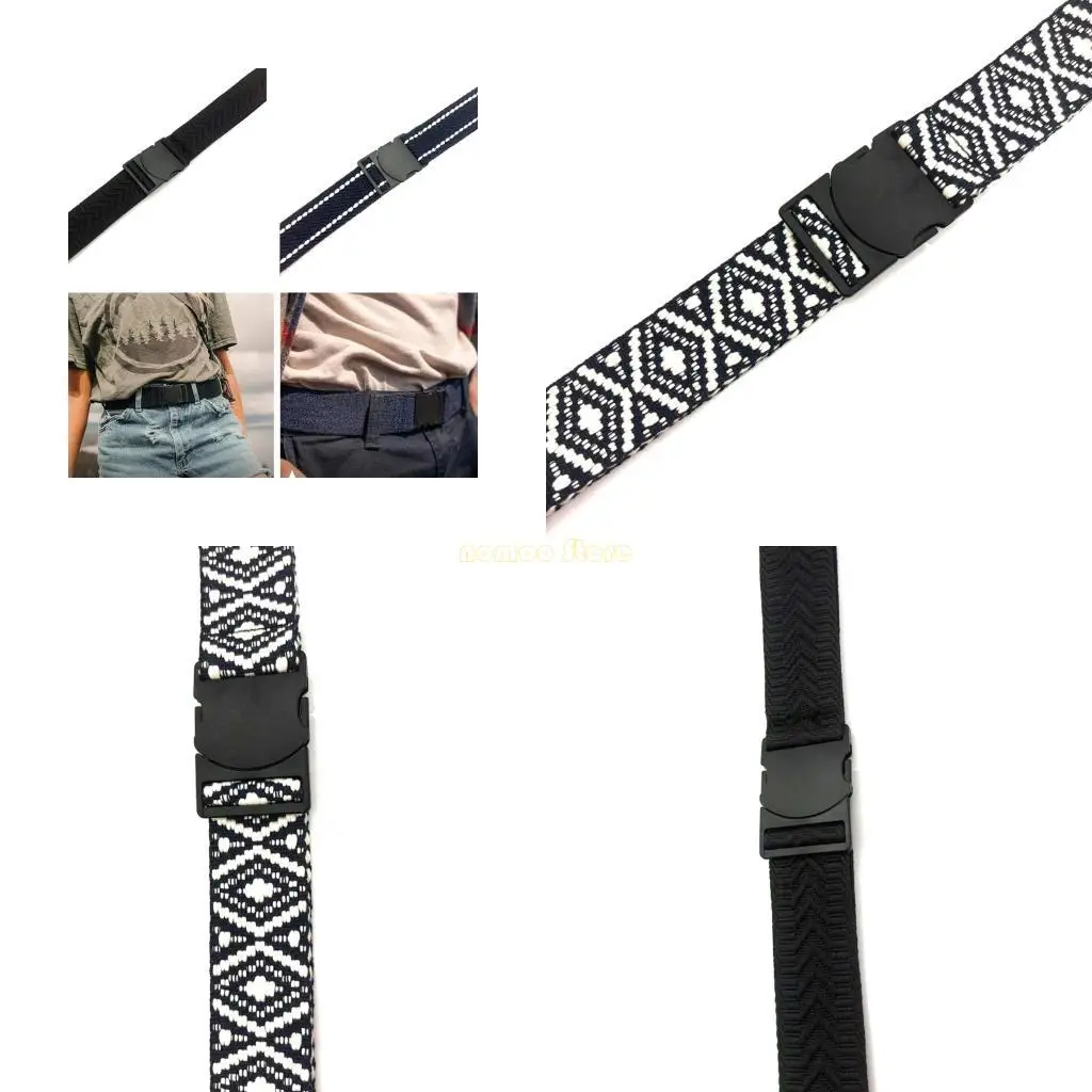 

31BF Мужские автоматические пряжки нейлоновая тканая талия с легкой настройкой автоматической пряжки для кемпинга и охраны