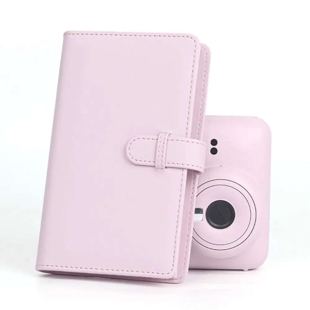 108 Pockets Photo Album Film Camera 3 inch Photo Paper PU Leather Storage Case Stamp Ticket Book for Fujifilm Instax Mini 12