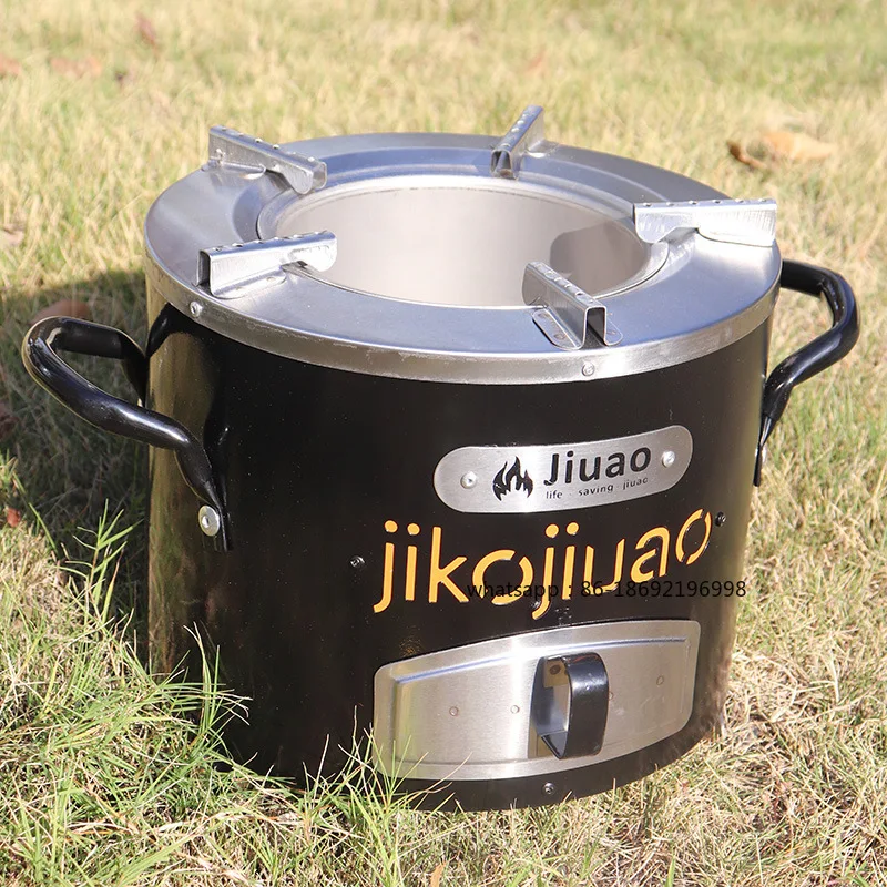 Export Stainless Steel Household Wood Stove Outdoor Cooking Wood  Multifunctional Picnic  Small