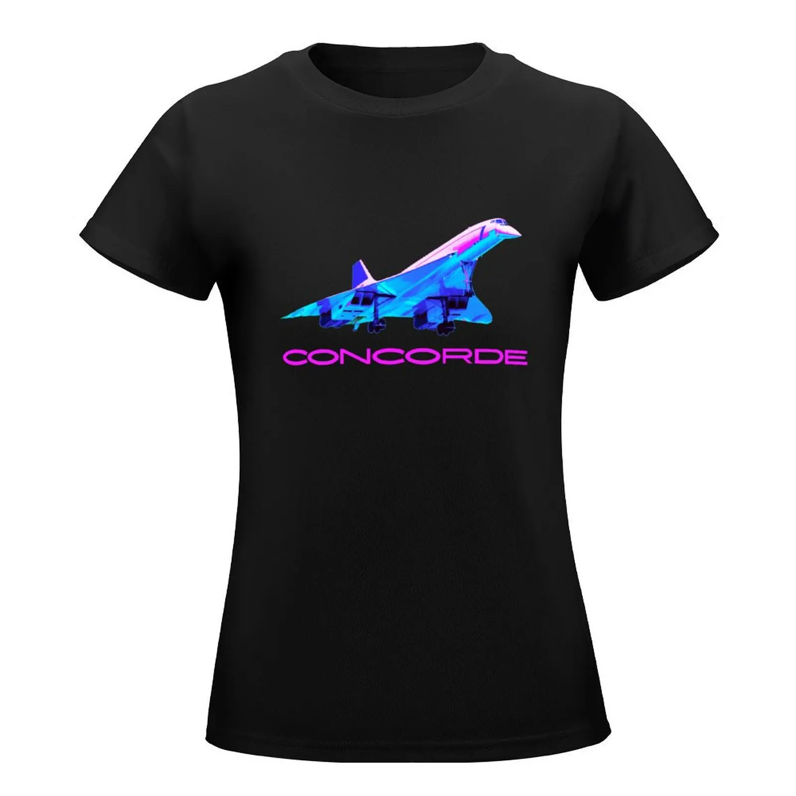 Concorde SST the Queen of the Skies T-Shirt cute tops oversized plus size tops korean fashion Women tops