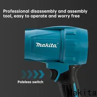 Makita 30000RPM Violent Blower Turbo Jet Fan 18V Electric Air Duster Wind Speed Turbo Rechargeable with Light Car Cleanin Tool