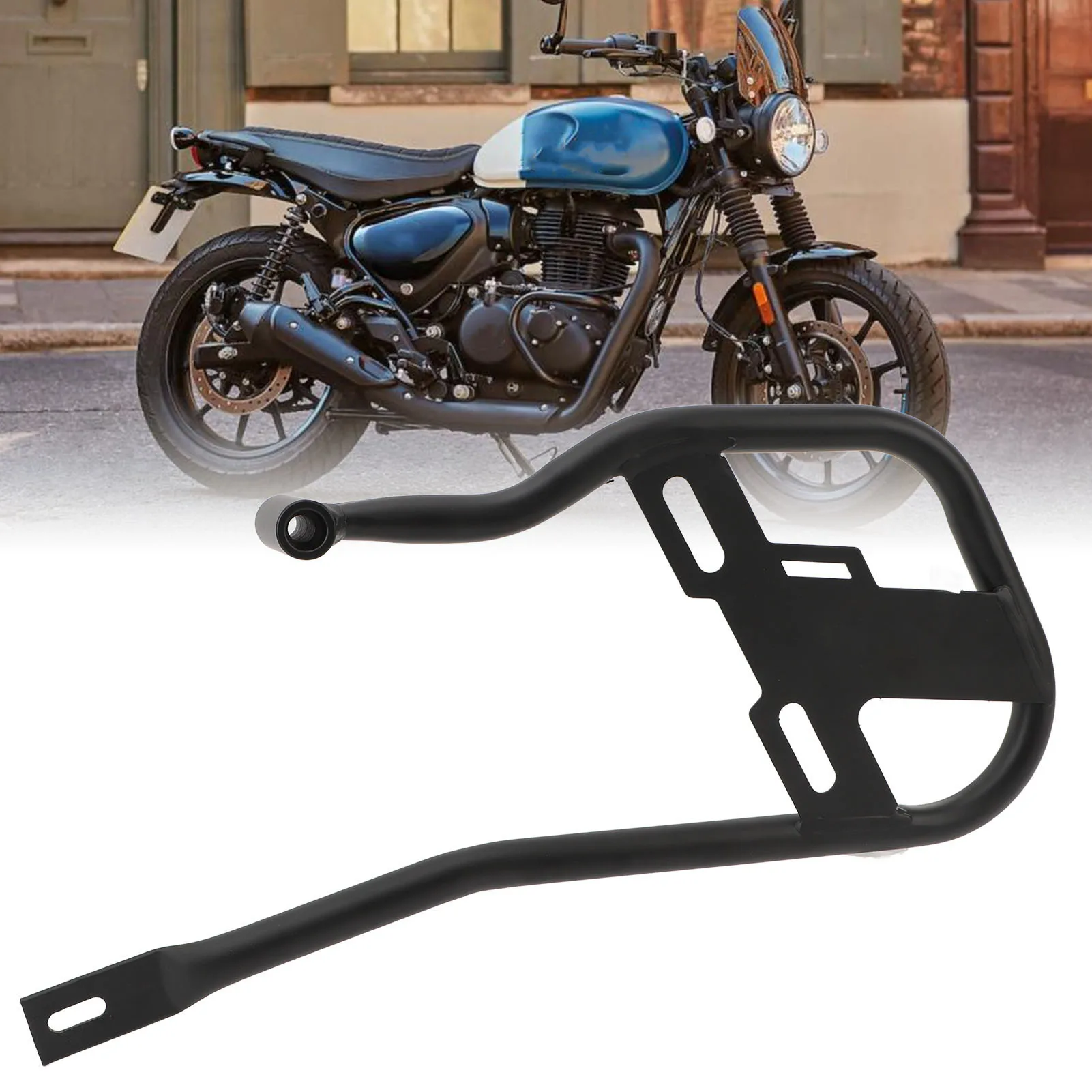 

Motorcycle Left Saddlebags Mount Iron Tube Side Luggage Carrier Rack Bracket for Hunter 350 2022‑2023 Left Saddle Bag Bracket