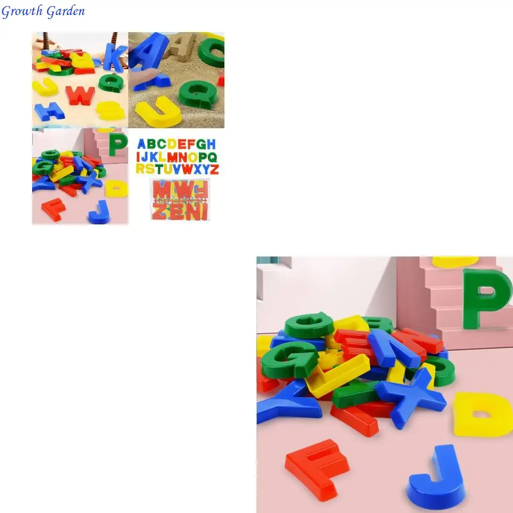 

26PCS Colorful Alphabets Sand Toy Early Learning PlaySet Sand Mold Toy For Child E65D
