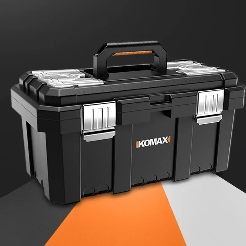 Imagem -04 - Caixa de Ferramentas Portátil Impermeável Plástico Carry Case à Prova de Choque Grande Capacidade Multifuncional com Fivela Toolbox Vazio Duro