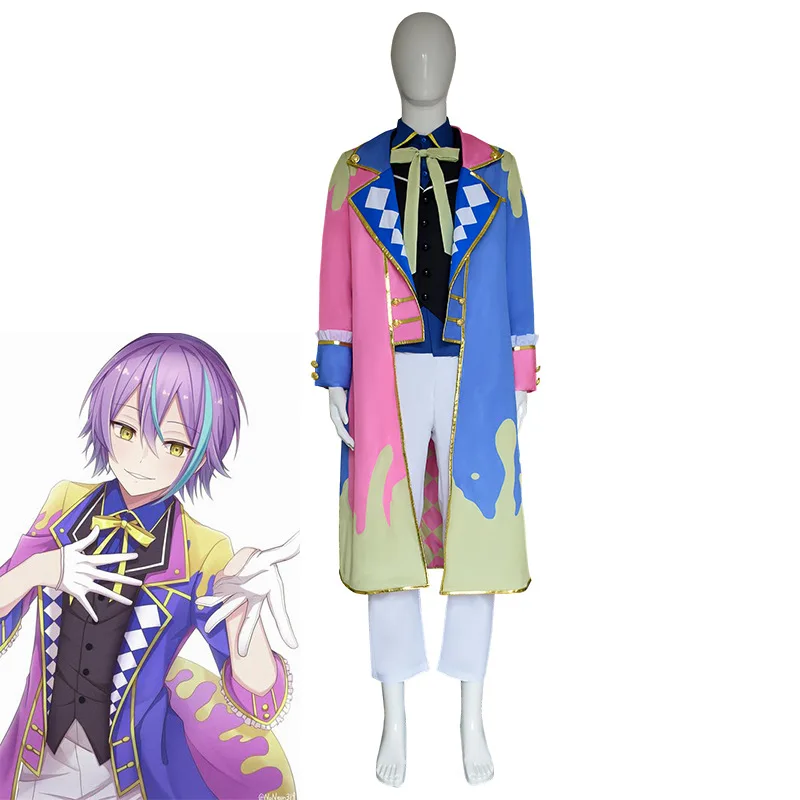 

Project Sekai Colorful Stage! Feat Cosplay Costume Kamishiro Rui Coat Shirt Pants Tie Suit Halloween Stage Performan Costume