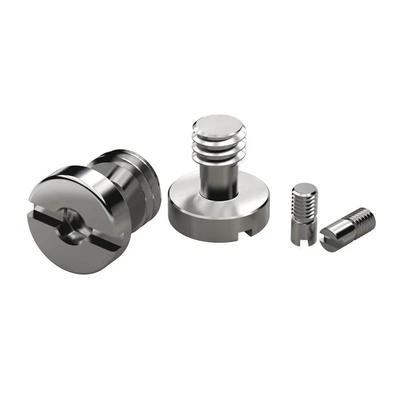 برغي كاميرا DSLR 1/4 "-20 & 3/8"-16 & M3 صواميل لولبية لولبية لرأس كرة ثلاثية القوائم لوحة الإفراج السريع للتصوير الفوتوغرافي لكاميرا DSLR