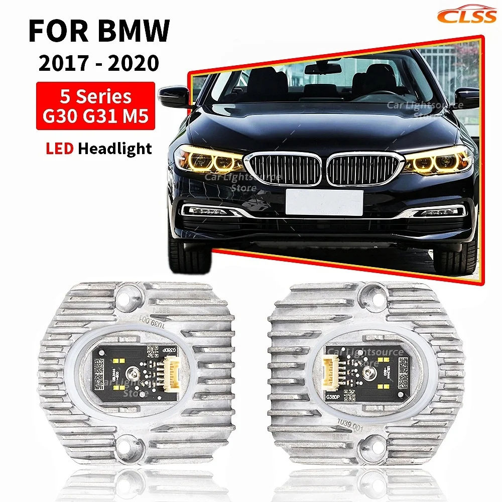 

Yellow DRL Module Angel Eyes For BMW 5 Series G30 G31 F90 M5 2017-2020 LED Headlight Daytime Running Light Blue Red 63117214934
