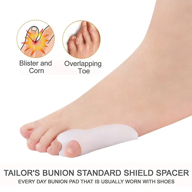 Pinky Bunion Corrector Little Toe Separator Bunionette Pads Toe for Pain Relief of Corn Callus and Blisters Belleza Y Salud