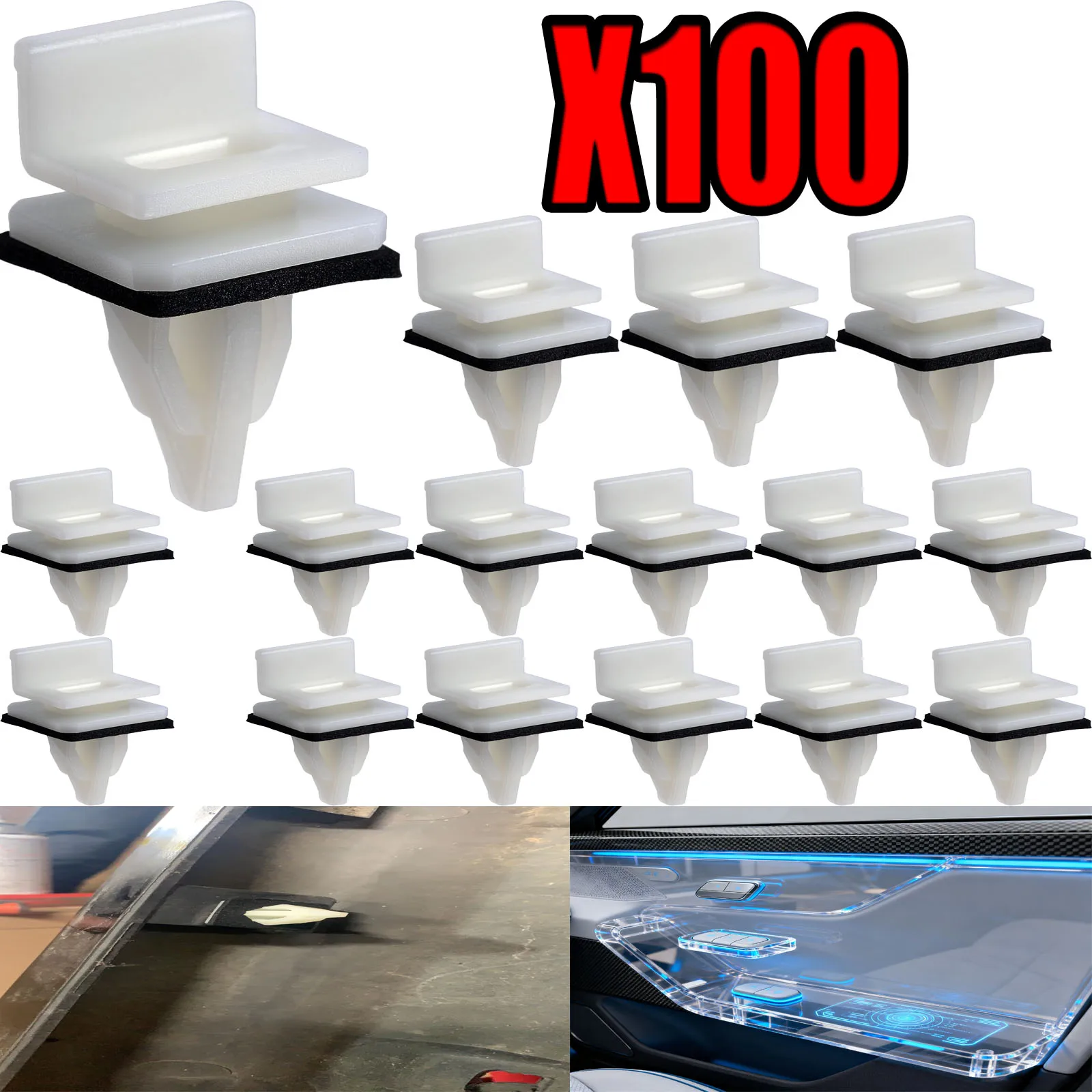 10-100 قطعة مشبك صب اللوحة لهوندا أكورا 91513-SM4-000 أكورد سيفيك سيفيك ديل سول Cr-v عنصر أوديسي الطيار مقدمة CL