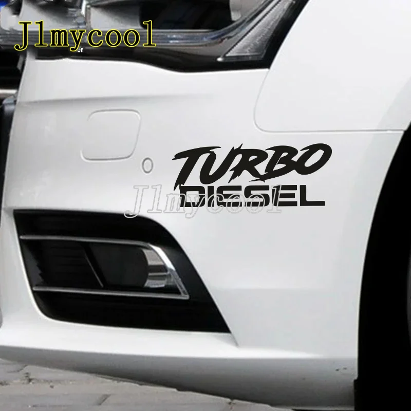 TURBO DIESEL Car Sticker Decal Funny Boosted Vinyl Black White Laser
