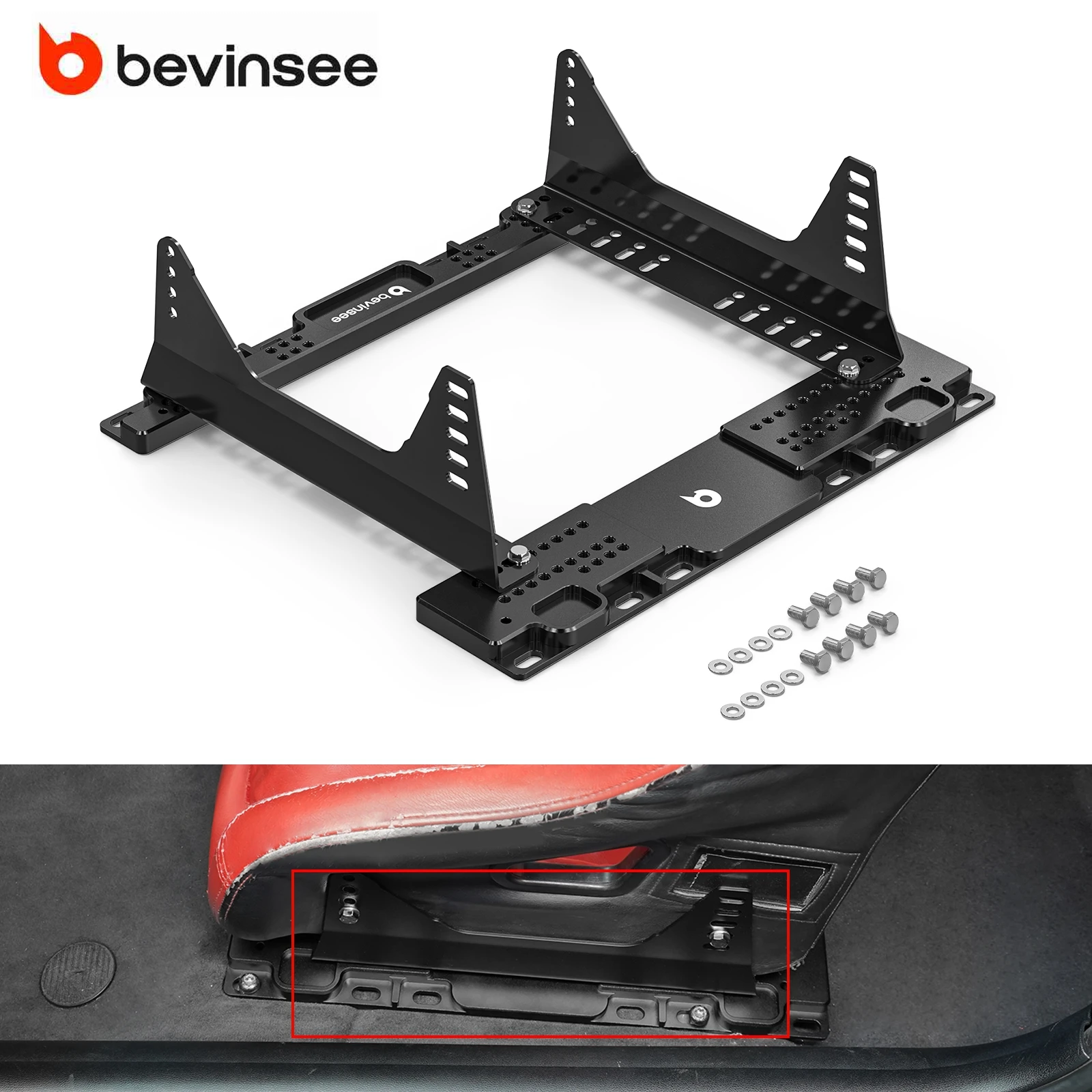 

Adjustable Racing Seat Mount Brackets & Seat Floor Mount Adapters For BMW E36 E46 325i 330i 328i 320i M3