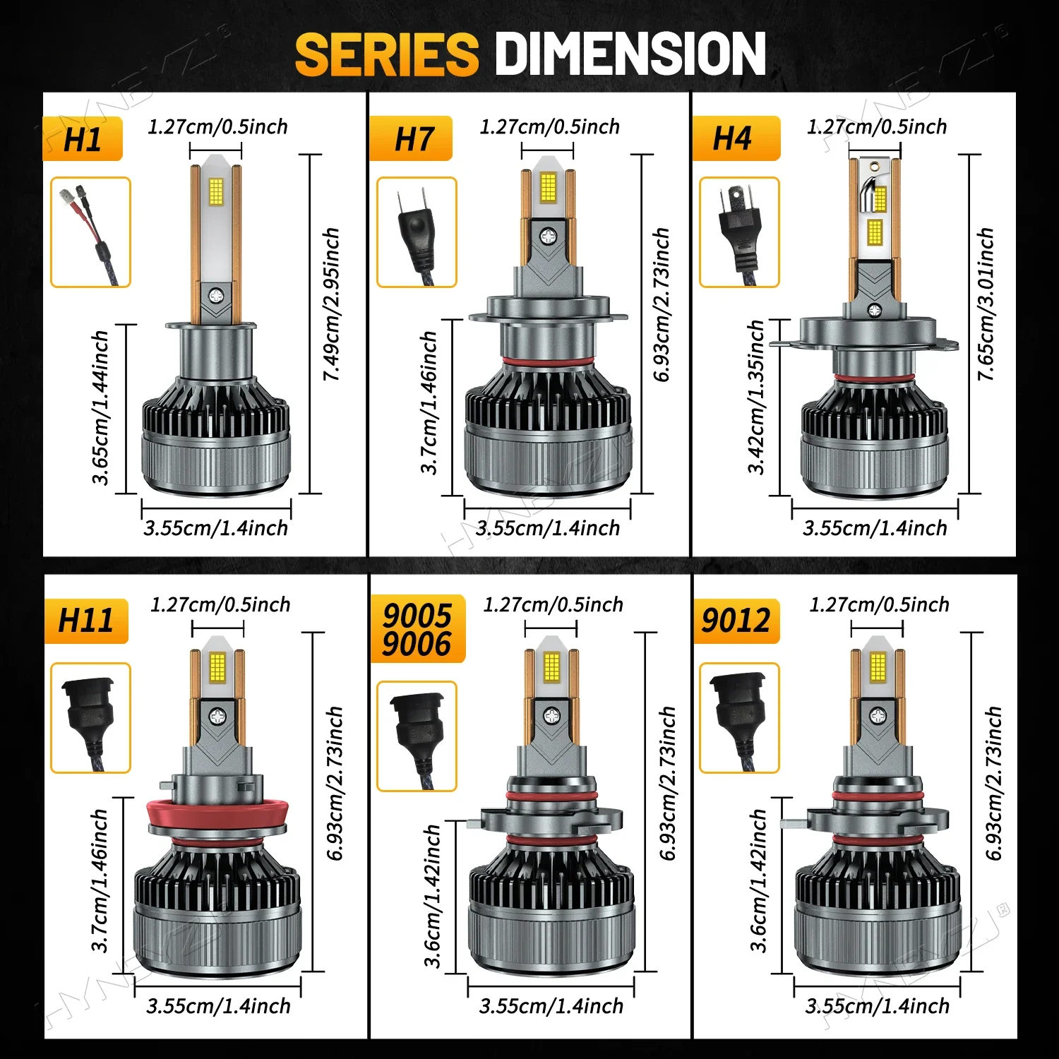 8800 واط H7 Led المصباح لمبة H4 H11 Led مصباح 6 أنبوب نحاسي Led أضواء للسيارة H1 HB3 9005 HB4 9006 HIR2 9012 6000 كيلو 12 فولت