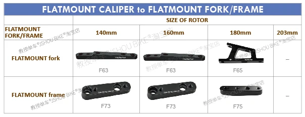 FM/PM Rennrad Scheibenbremssattel Mount Adapter 140mm 160mm 180mm Rotor Fahrrad Scheibenbremse Gabel Sattel Konverter – Detail 1