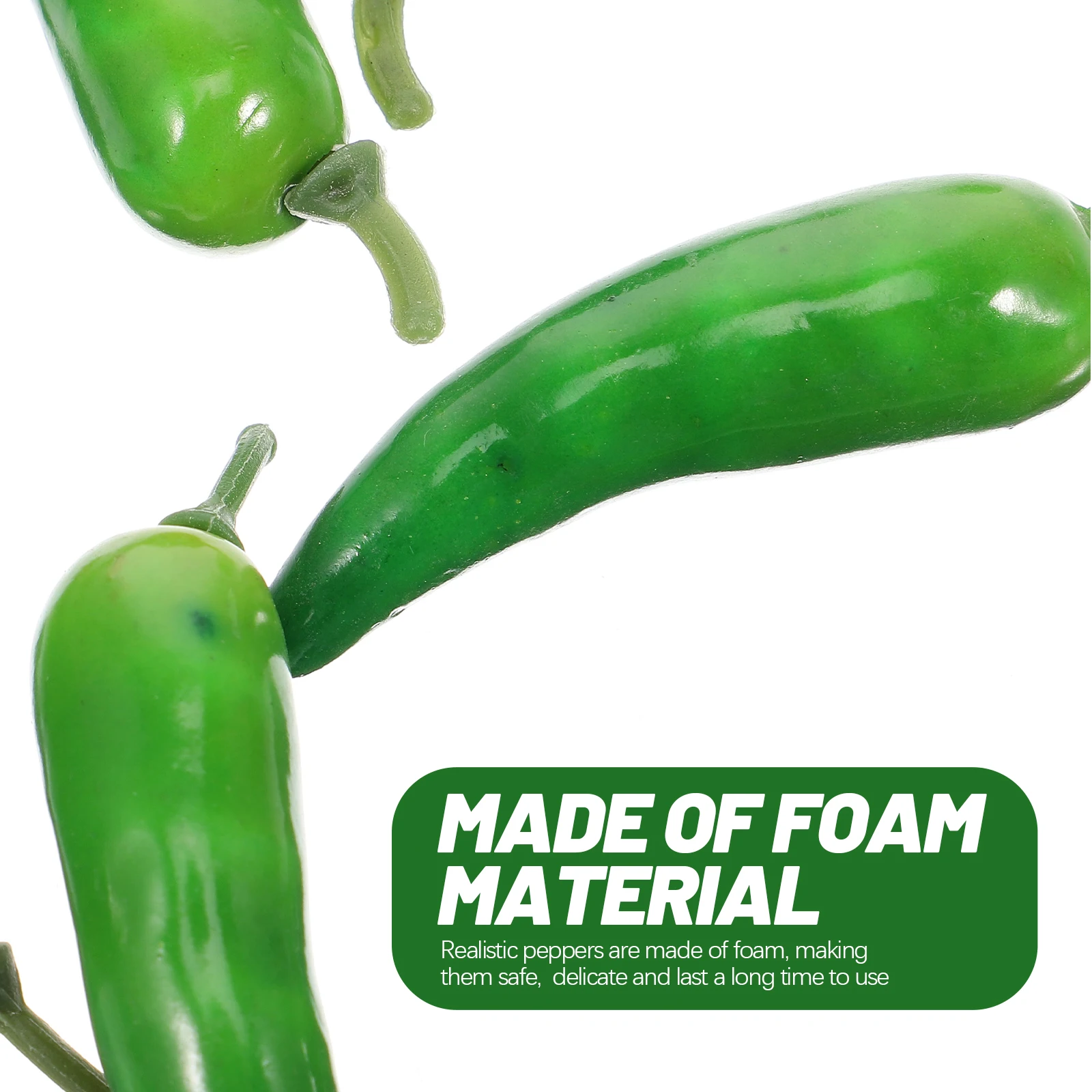 

30 Pcs Simulated Pepper Props Vegetable Photo Mini Peppers Fake Vegetables Chili Decoration Simulation