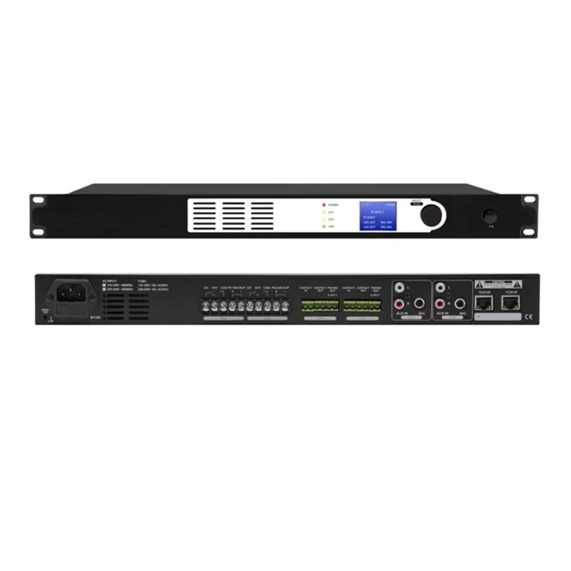 

IP-2300AP III 2*300W IP Network Audio Power Amplifier with Dual LAN, Fire Alarm Integration & Amplifier Redundancy