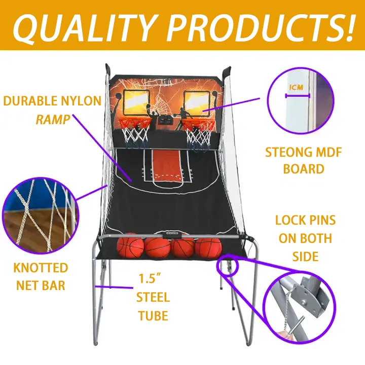 折りたたみ式バスケットボールシューティングマシン、スパーリング、ダブルプレイ、シュート練習器具、スコアリング機能付きバスケットボールシューティングマシン