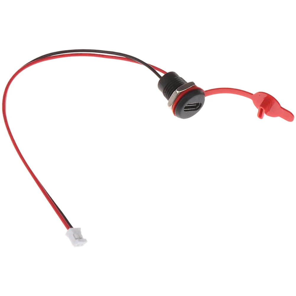 Разъем-usb-c-type-c-гнездовой-с-водонепроницаемой-крышкой-и-блокирующей-пластиной-tpc-для-электросамоката-30В-3А-10000-циклов