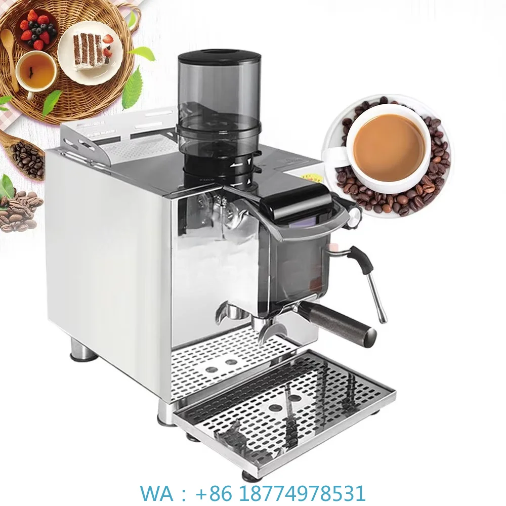 Commercial 2 Group Espresso Maker, 20 Bar Boiler With Milk Brew Frother for Cafe Barista to Make Latte Cappuccino Coffee Brewing