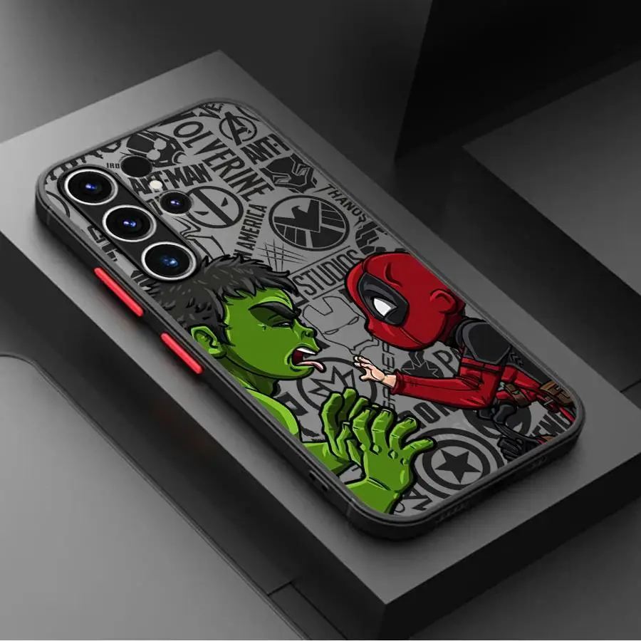 Marvel Sipider Man The HULK Case For Samsung Galaxy A54 A52 A14 A53 A34 A13 A12 A32 A21s A23 A51 A33 A71 A50 A22 A24 Phone Cover