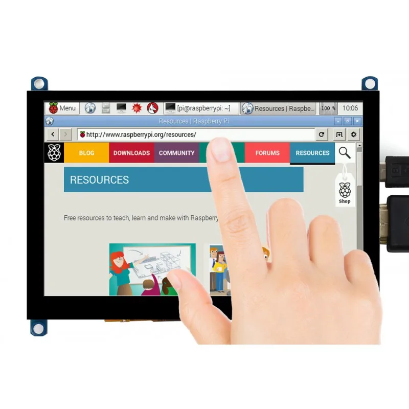 waveshare-5-pouces-hdmi-lcd-h-v4-ecran-tactile-capacitif-version-affinee-800×480-hdmi-panneau-en-verre-trempe-faible-consommation-d'energie