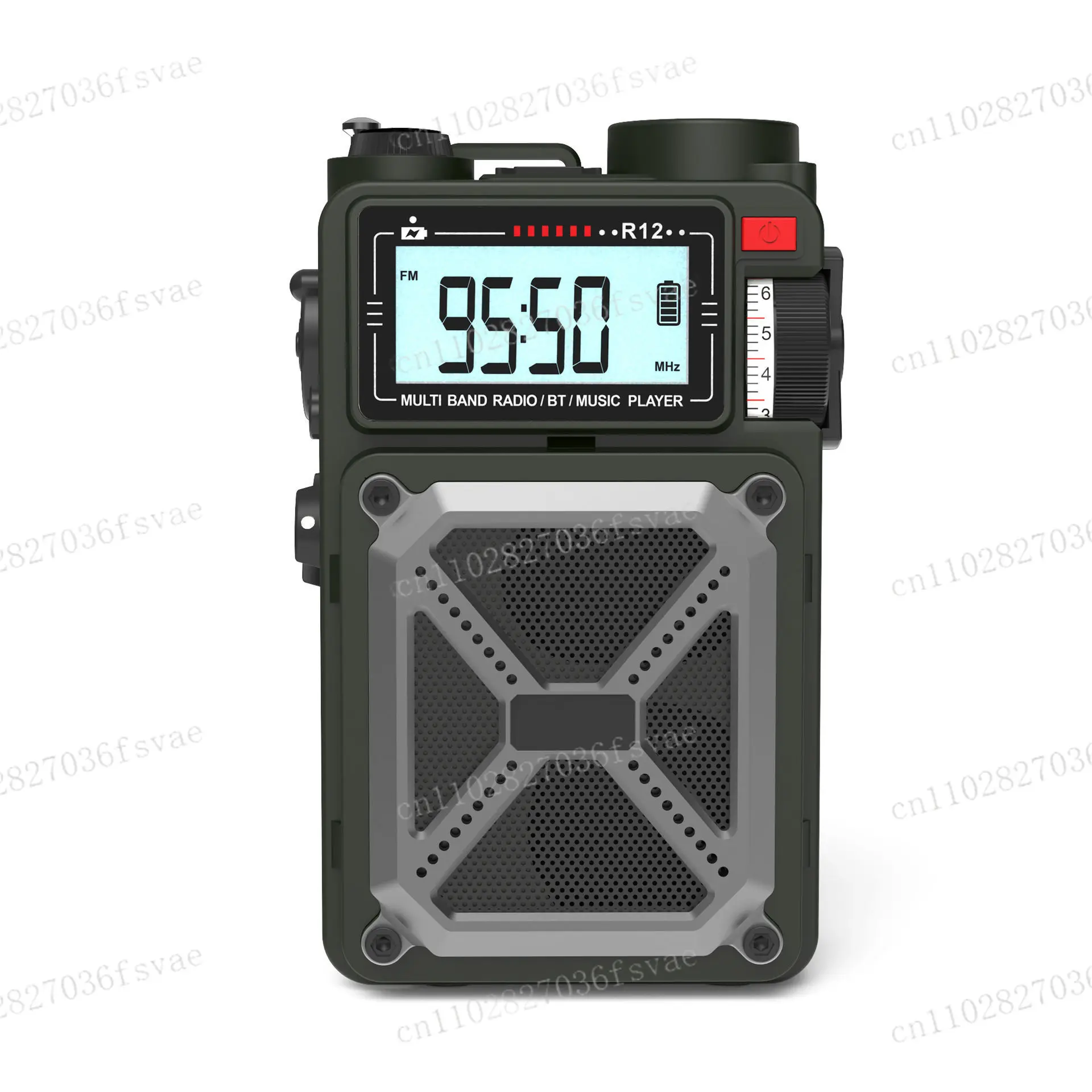 

DAB боевое готовое радио аварийное радио Bluetooth динамик FM ручная рукоятка солнечной энергии