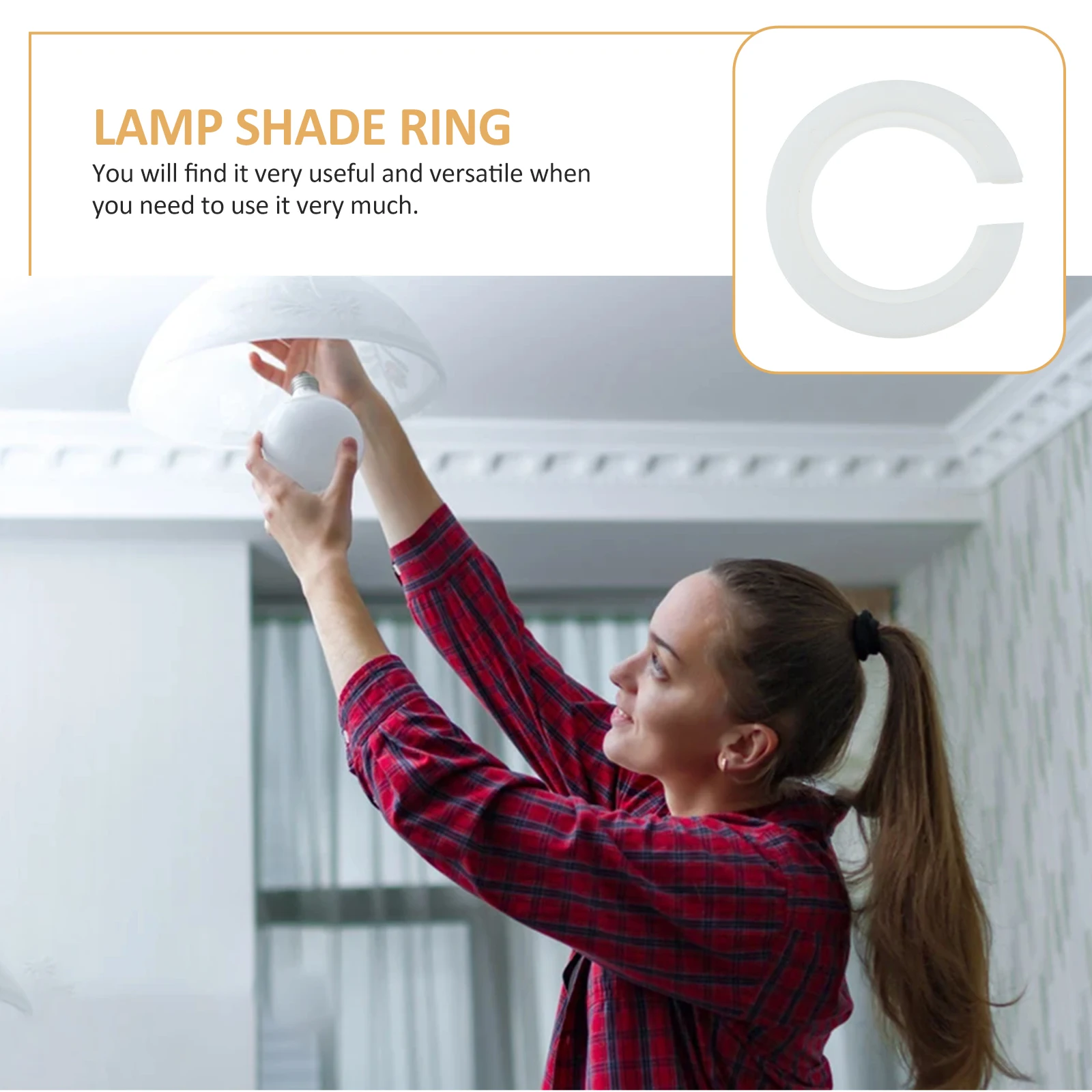 

24 шт. E27 в E14 кольцо абажура пластиковый преобразователь белый адаптер абажура для держателя светильника сменные аксессуары для ламп