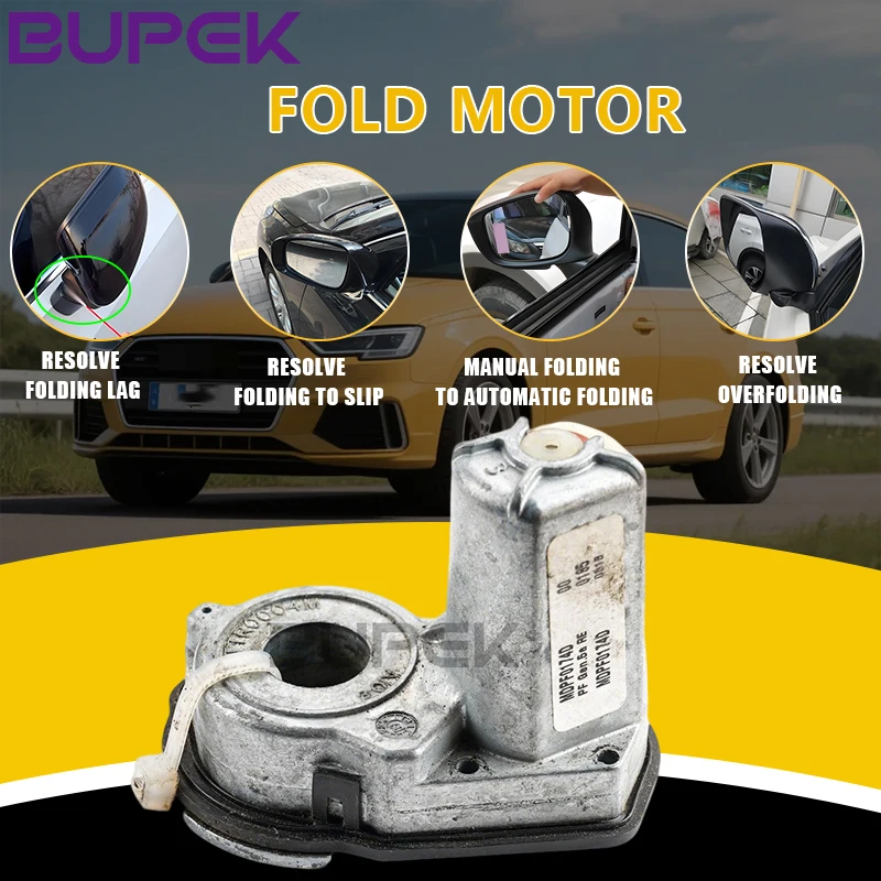 BUPEK Car SIDE WING motorised Folding Wing Mirror module original new For BMW 5 Series E60 E61 Jeep Wrangler Rubicon car accesso