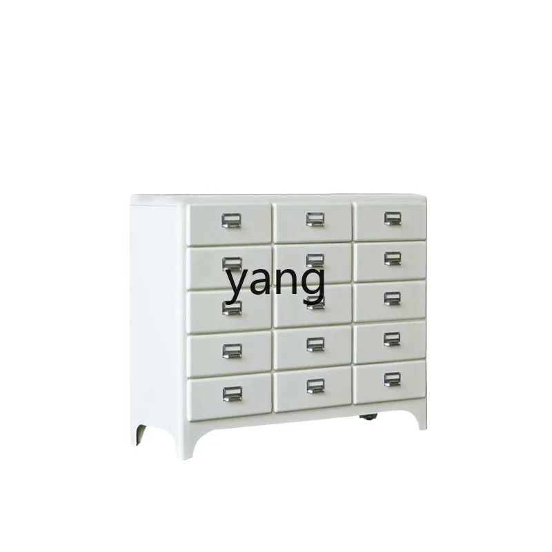 

LHVintage Dopamine Colorful Internet Popular Chest of Drawers Iron Locker Storage Storage Bed Side Cabinet