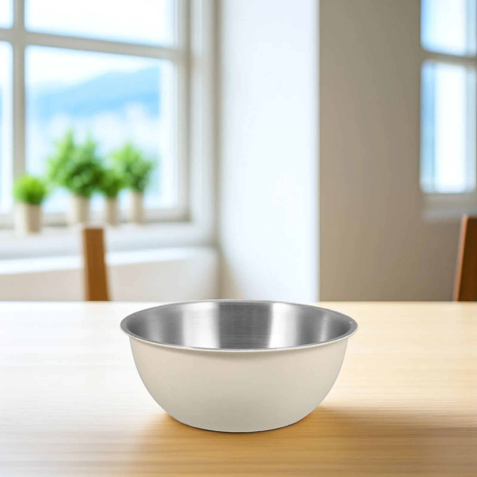 Cuencos para mezclar de acero inoxidable, ensaladera anidada, resistente, uso multiusos más profundo, almacenamiento de preparación para hornear y cocinar