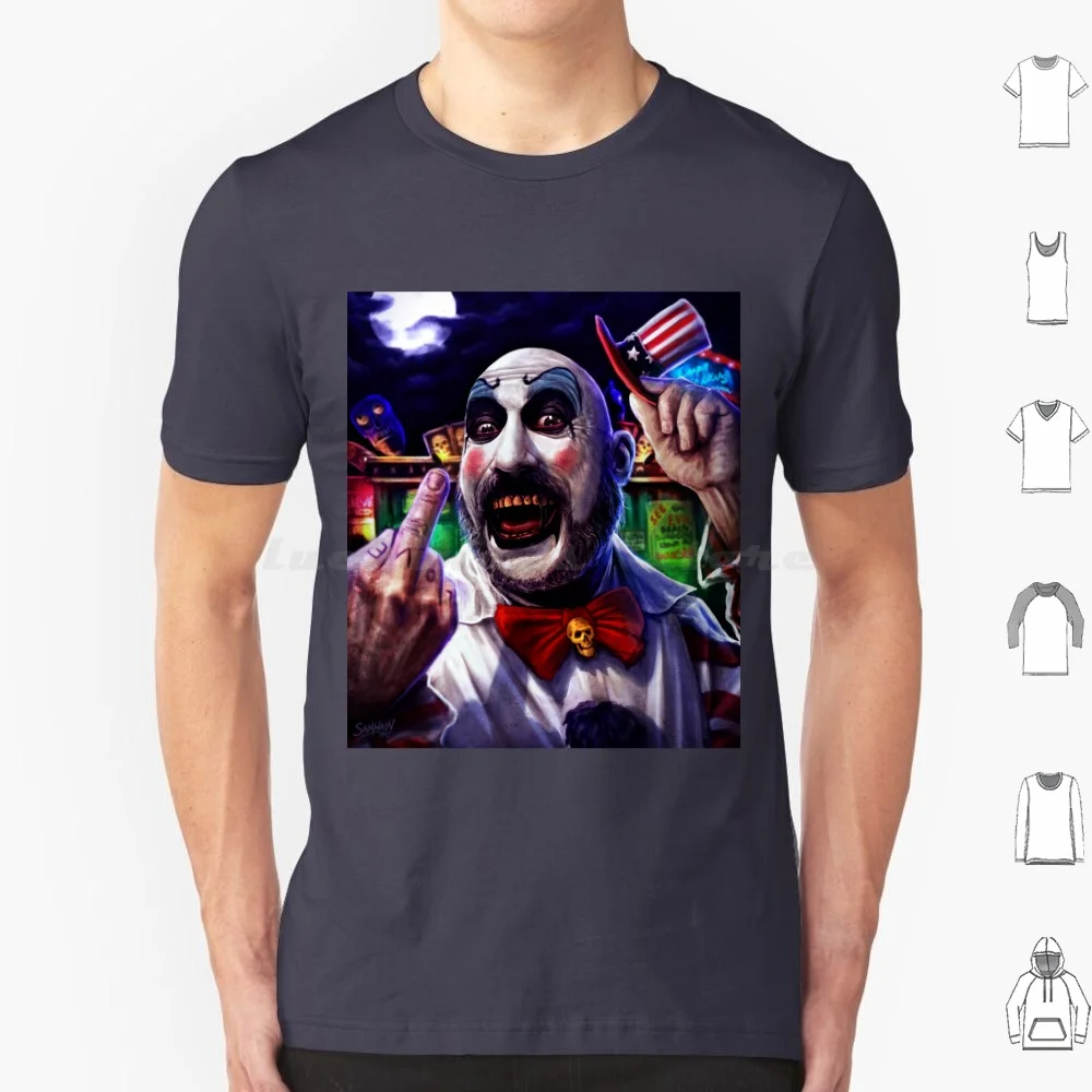 Lover Gifts Captain Figure Movie Spaulding Gifts Best Men T Shirt Cotton Men Women DIY Print Lover Captain Figure Movie