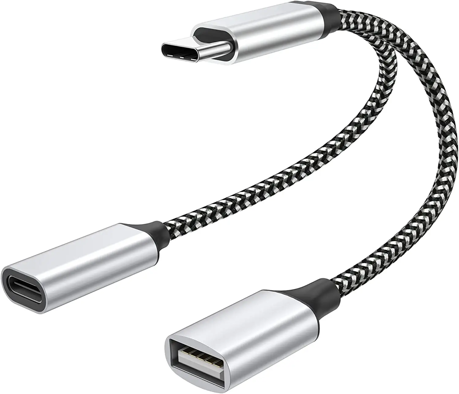 

USB C OTG, адаптер для телефона USB C 2,0, зарядный порт с адаптером PD 18 Вт, USB C OTG кабель, адаптер для телефона, кабель USB C OTG U40W