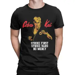 Lato Cobra Kai Johnny Lawrence Mężczyźni Damska koszulka Akcesoria Śmieszna koszulka T-shirty Bawełniany pomysł na prezent Odzież