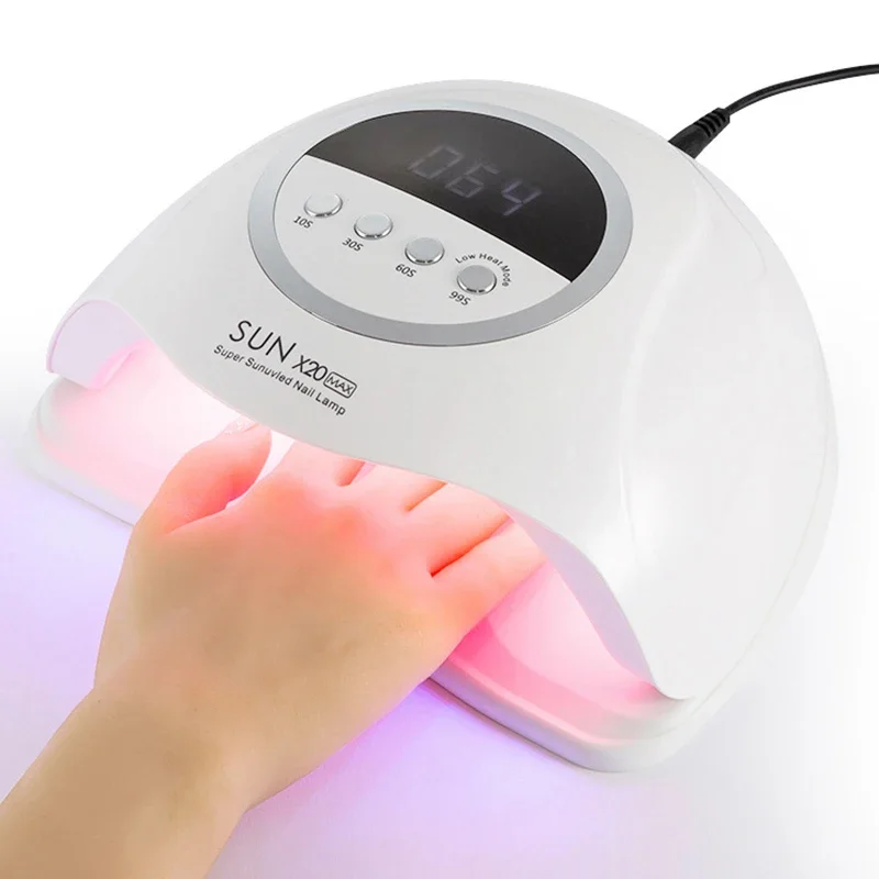 320W UV LED Lamp For Nail Manicure 72 LEDS Professional Gel Polish Drying Lamps With Timer Auto Sensor Equipment Tools