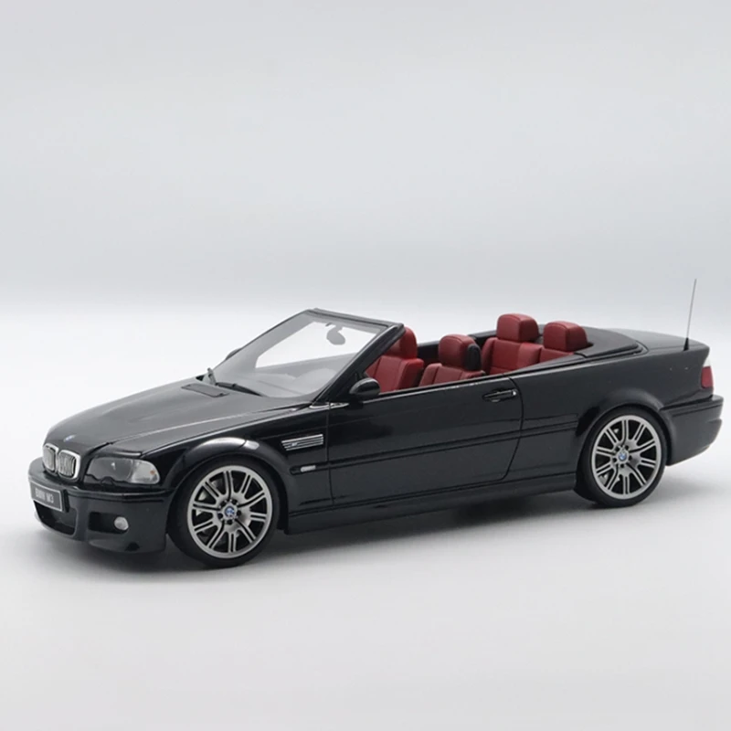 1:18 For M3 E46 Convertible 2004 Limited Edition Resin Metal Static Car Model Toy Gift