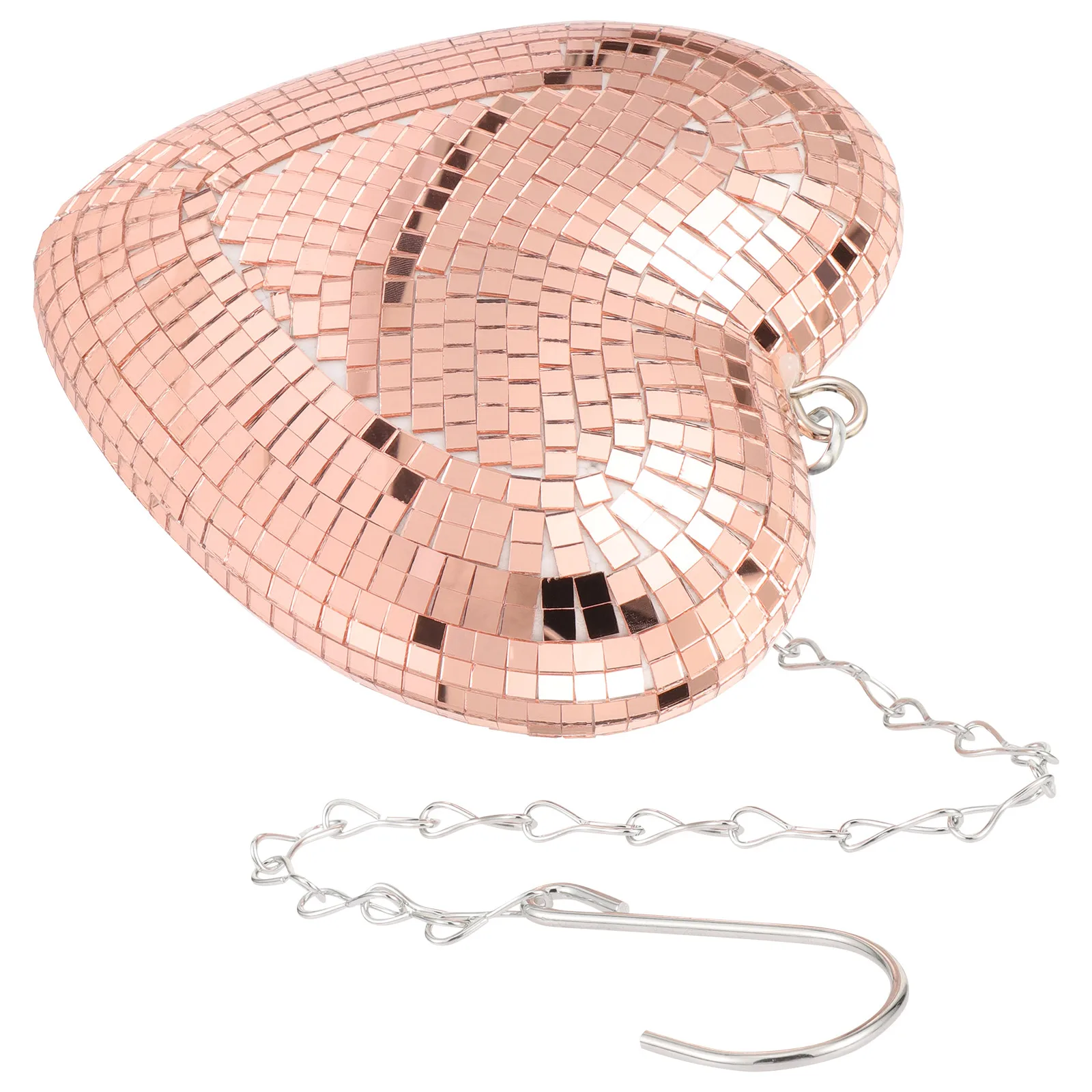 

Hanging Heart Disco Ball Mirror Surface Decorative Ball Party Wedding Club Bar Dance Room Ornament Quirky Wedding Gifts