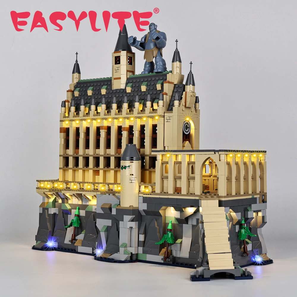 EASYLITE LED Light Set For Castle: The Great Hall 76435 DIY Toys Building Blocks Bricks Only Lighting Kit NOT Include Model