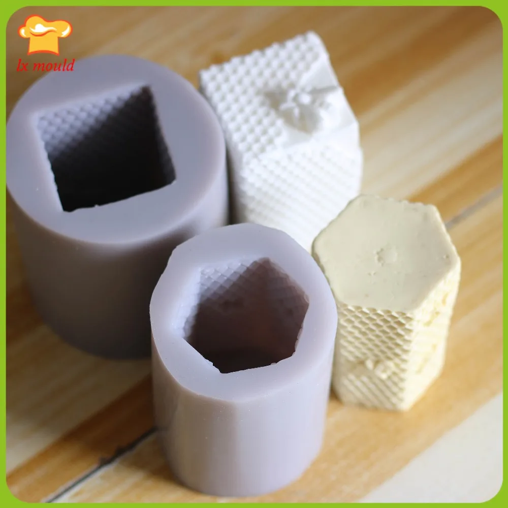 Geometric Honeycomb Silicone Candle Mould DIY Bee Nest  Plaster Soap Ornaments Handmade Wax Cake Decoration Baking Mold