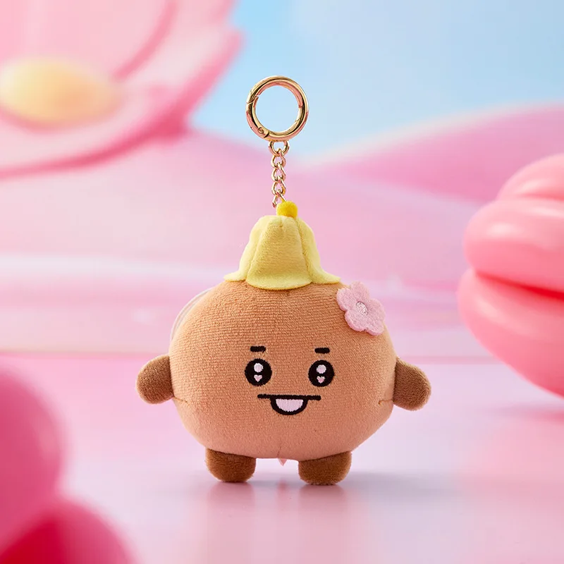 BT21 Chimmy Cooky koya Shooky Tata Creative Anime Peripheral Cartoon Keychain Personality Cute Backpack Decorative Doll Pendant view 4